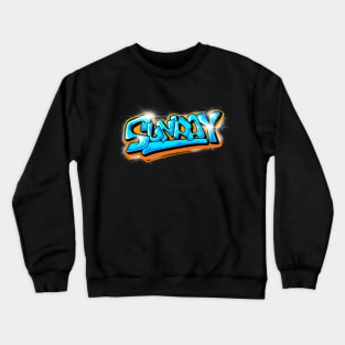 Sunday Typography Lettering Crewneck Sweatshirt